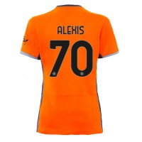 Camiseta Inter Milan Alexis Sanchez #70 Tercera Equipación para mujer 2023-24 manga corta